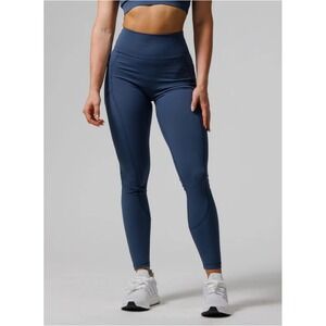 Three‎ Nails Women's Midnight Navy High Waisted Athletic Workout Leggings Size L
